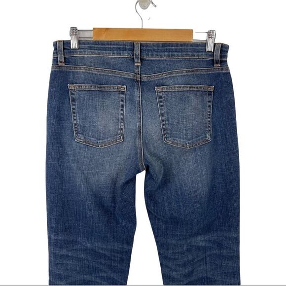 Eileen Fisher Women's Straight Skinny Jeans Organic Cotton Blue Mid Wash Size 4 - Picture 7 of 15